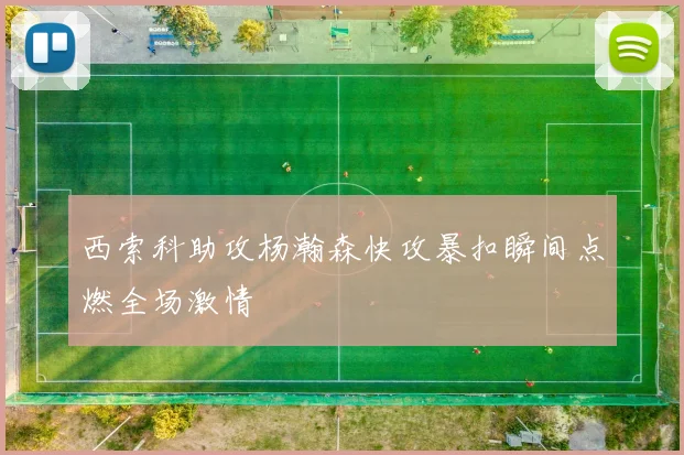 西索科助攻杨瀚森快攻暴扣瞬间点燃全场激情